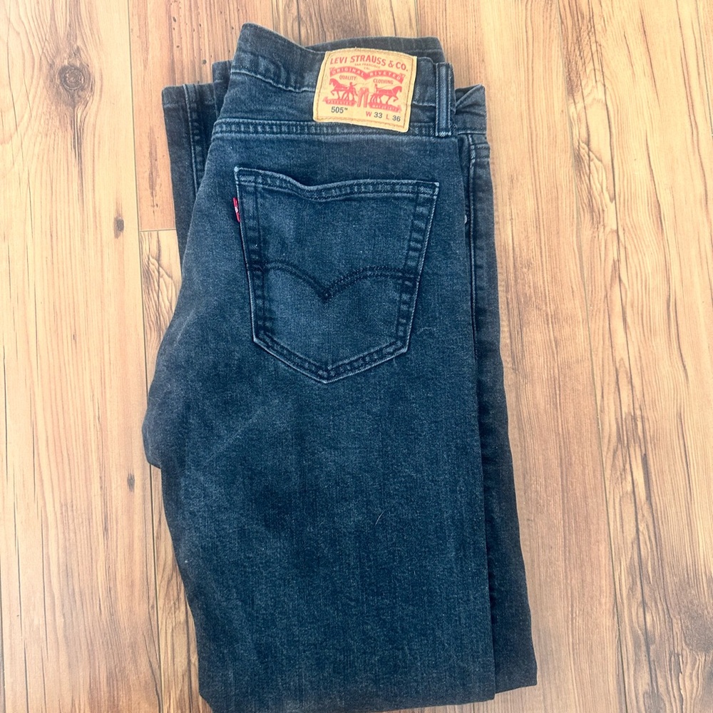Levi's Black Denim Men's Jeans